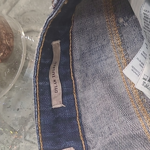 Guess DYLAN TAPERED LEG HELMET WASH DISTRESSED JEANS 34 EURO STYLE - Picture 8 of 15